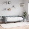 VidaXL Daybed with Mattress Light Grey 90x190 Cm Fabric 3197418
