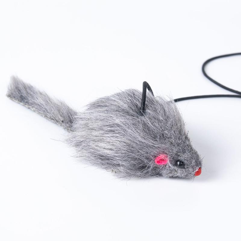 Регулируемые интерактивные игрушки для кошек, подвесная мышь на окно, дверь, тизер для мыши, кролика, флаттера, самостоятельные игрушки для домашних животных, котенок, кошка