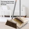 2Pcs/Set Long Handle Broom Dustpan Set Self-Cleaning Indoor Broom Floor Cleaning Soft Bristle Broom Dustpan Set