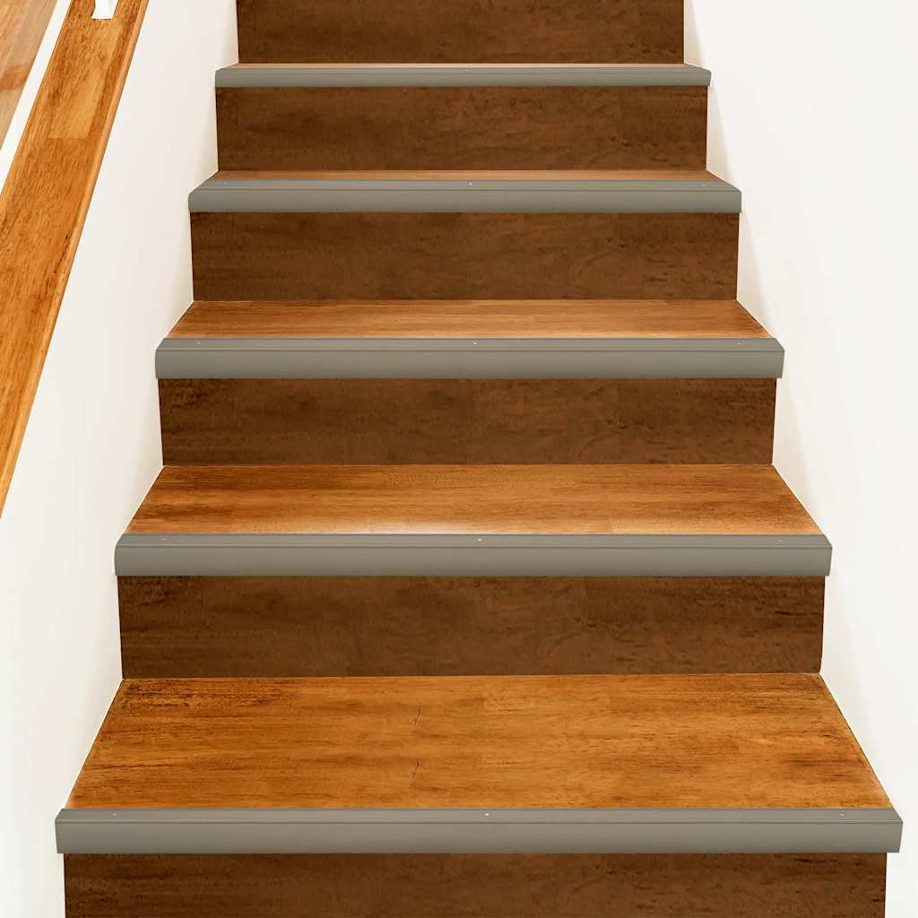 Stair Nosing Profiles 30 pcs Champagne 67 x 3 x 2 cm Aluminum