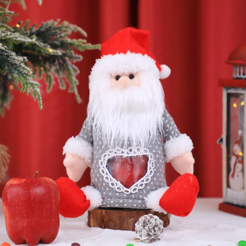 Конфетница на канун Рождества, Креативная детская подарочная коробка, Банка для хранения, Настольное украшение для создания рождественской атмосферы