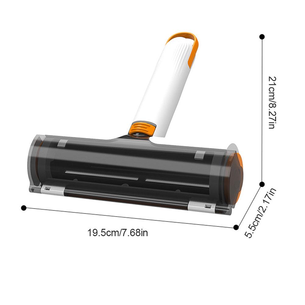 Роликовый многоразовый инструмент для удаления шерсти домашних животных, портативный валик для удаления шерсти с ящиком для хранения волос для дивана, ковра, покрывала