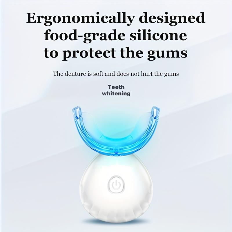 Набор для отбеливания зубов Перезаряжаемый беспроводной набор для домашнего использования со светодиодным синим светом-ускорителем и гелевыми ручками для отбеливания зубов