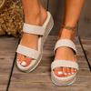 Fashion Woven Wedges Sandals Slippers Women Summer Platform High Heels Slippers Woman Straw Rope Weave Thick Sole Casual Slides Shoes