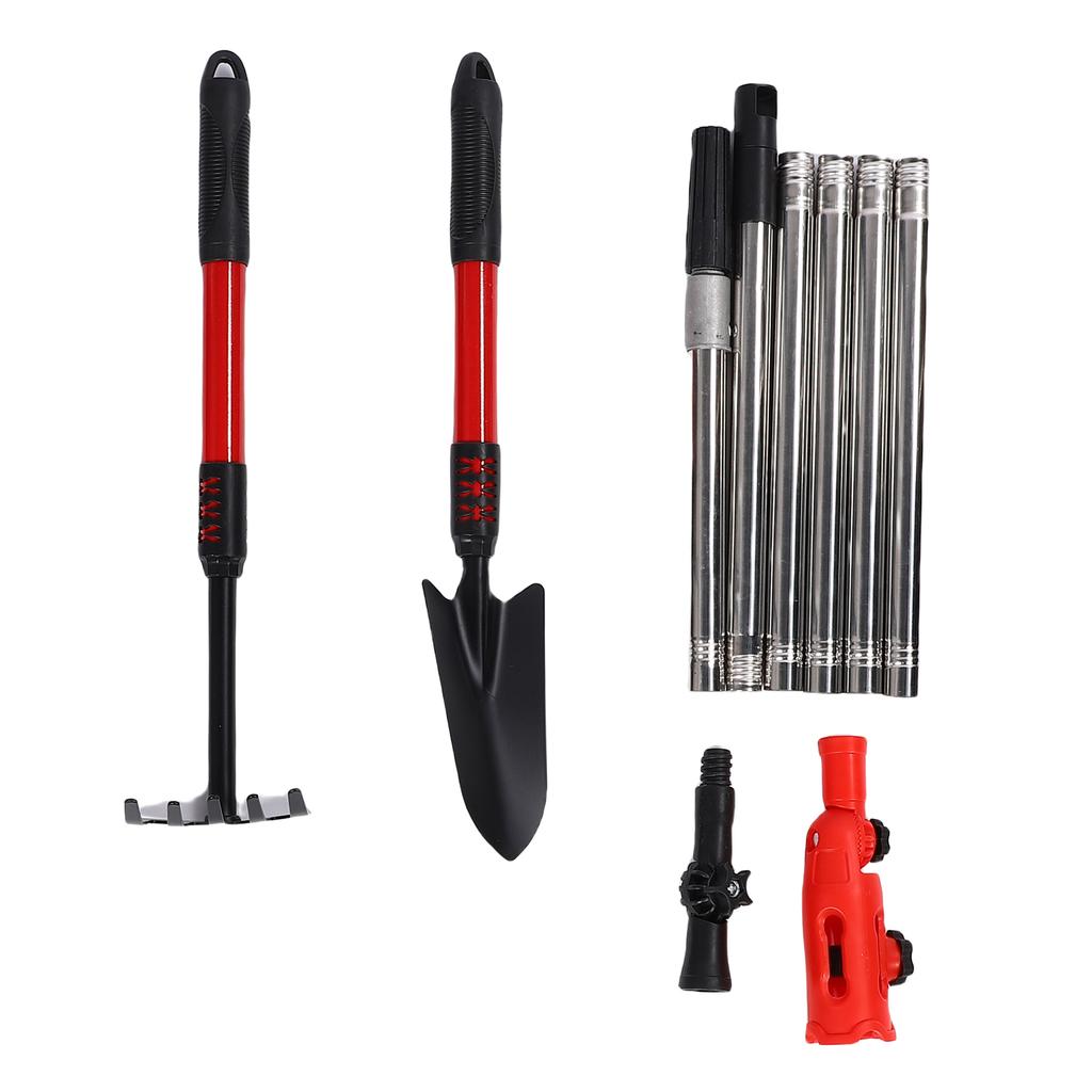 Многоугольные инструменты для чистки водостоков Водосточный очиститель Грабли и совок с удлинительными шестами Высокоэффективный инструмент для удаления листьев