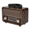 Retro Vintage Radio Portable AM FM SW Radio Bluetooth 5.4 1200mAh Battery with Antenna Type C AUX USB Port