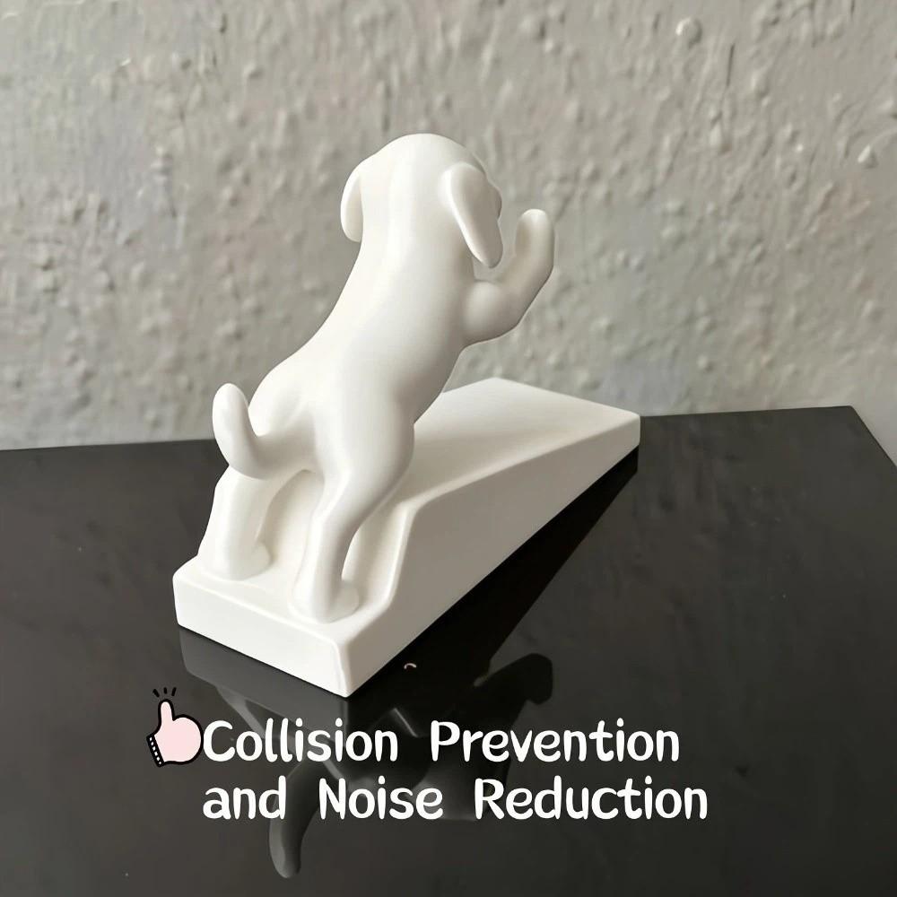 Thickened Puppy Door Stopper Non-Slip Cat Door Holder Dog-Shaped Door Wedge Pet-Friendly