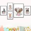 Animal Decoration Sheets Picture Wall Art Poster Children's Canvases Room Paintings For Nursery Decorative Prints Wall Posters No Frame