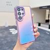 KEYSION Лазерный градиентный цветной чехол для телефона Samsung Galaxy S24 S25 S26 Ultra 5G S26+ S25 FE TPU+PC Ударопрочная задняя крышка