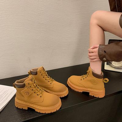 Британский стиль осень и зима женские легкие уличные походные альпинистские нескользящие спортивные повседневные не устающие ноги ботинки Мартин