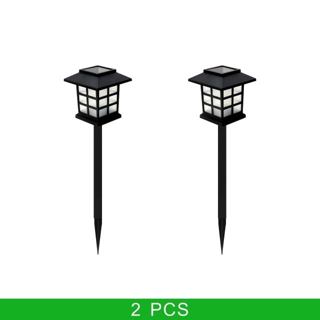 1/2/4/6/8pcs Led Solar Pathway Lights Waterproof Outdoor Solar Lawn Lights for Garden Landscape Path Yard Patio Driveway Walkway