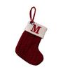 High Quality Christmas Stocking Socks Christmas Tree Decorating Hanging Knitted Knitting Ornament Red Stocking