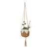 Handwoven Cotton Hanging Planter Net Basket Indoor Outdoor Decor Nordic Style Macrame Plant Hanger
