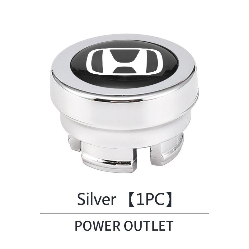 ARG1 Car Cigarette Lighter Cover Button Protector Case Dust Cap For Honda Mugen Power Civic Accords CRV Hrv Jazz CBR VTEC Accessories