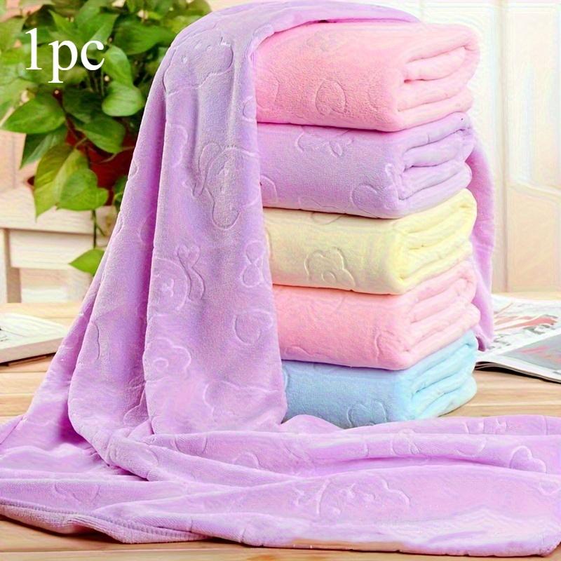 Quick Drying Dog and Cat Towels Soft Fiber Towels Absorbent Bath Towel Pet Bathrobe Convenient Cleaning Towel Pet Supplies