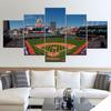 5 Панель HD Печать Холст Картина Спортивное Бейсбольное Поле Стена Искусства Группа Домашний Декор Настенный Плакат Модульная Картина Работа Без Рамки