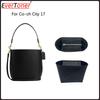 EverToner Microfiber Paper Liner Insert for Co-ch City 17 Bucket Bag Waterproof Lightweight Organizer with Storage Inner Support