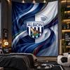 Настенный гобелен West Bromwich Albion Футбольный принт Ткань для гостиной спальни Домашний декор