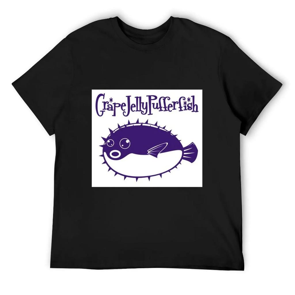grapejellypufferfish by Reeks808 T-Shirt new edition plus size tops clothes mens vintage t shirts