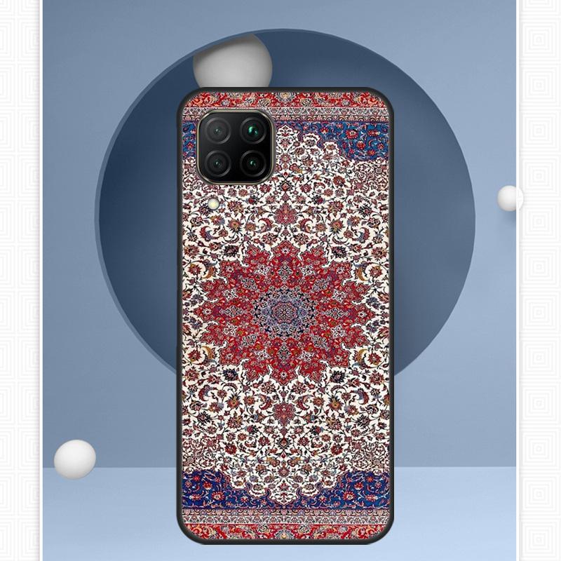Персидский ковер Цветочный узор Для Huawei P30 P60 Pro P20 P40 Lite Nova 9 10 SE 12s 12i 11i 8i Y91 Y60 Y70 Y72 Y90 Y61 Чехол