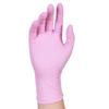 100PCS Pink Disposable Nitrile Gloves Latex Free Non Slip Waterproof Household Cleaning Dishwashing Cooking Salon Tatoo Gloves