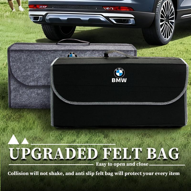Universal Car Trunk Storage Box Portable Travel Organizer Bag For BMW M Sport M2 M3 M4 M5 M6 E46 E90 E60 F10 F20 E87 X3 X6 FLVCM1