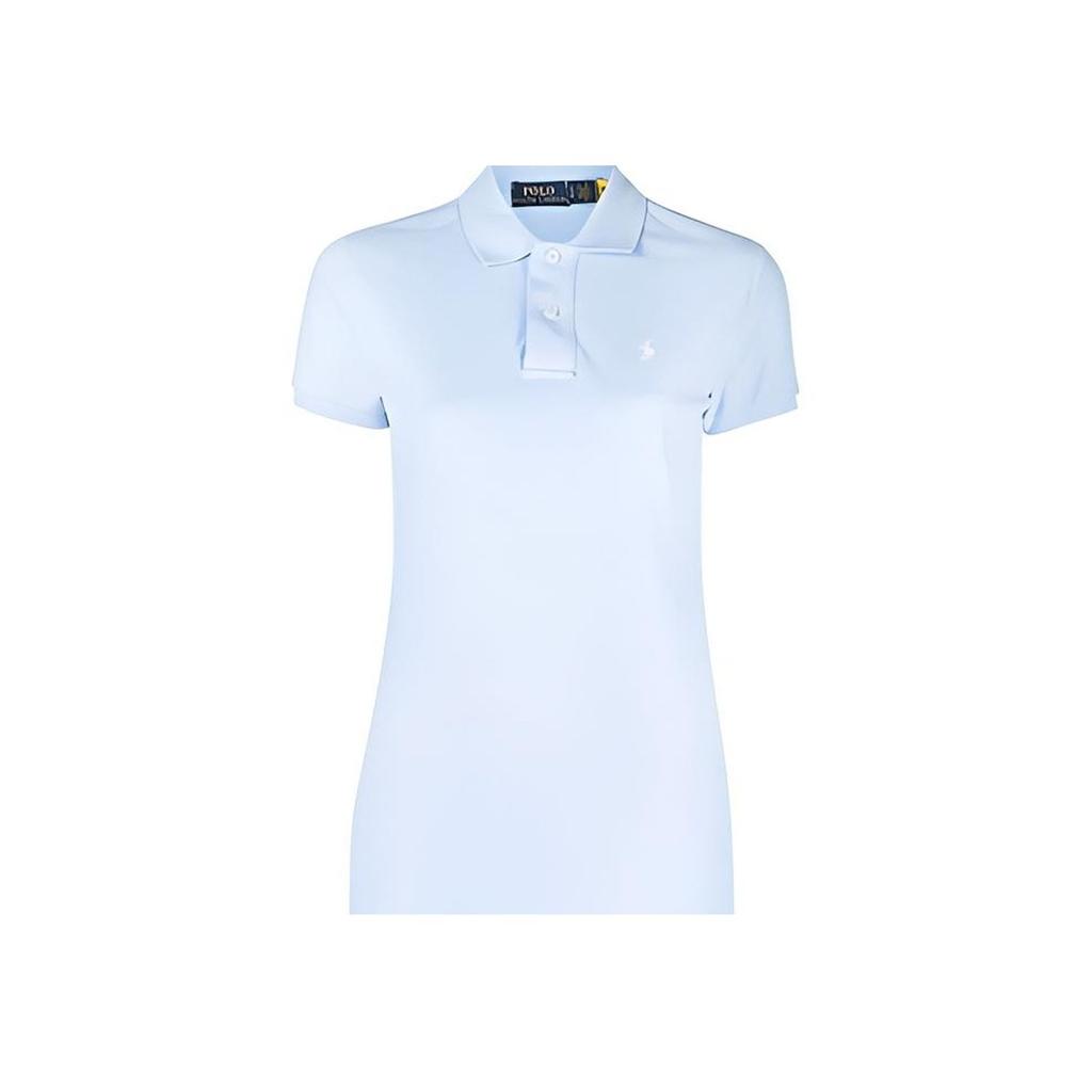 Polo Ralph Lauren Polo Logo Embroidered Polo Dress Women Dresses Light-Blue 211799490-002