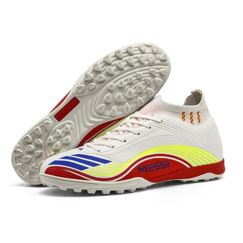 Mens Low-Cut Football Cleats TF Studs Training Shoes Grass Fields Kids Adult Size 36-45