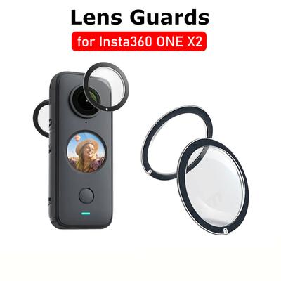 Защитные щитки для объектива Insta360 One X2 Аксессуар Защитная крышка объектива для Insta 360 X2 Защитная липкая крышка Ultra HD с защитой от царапин