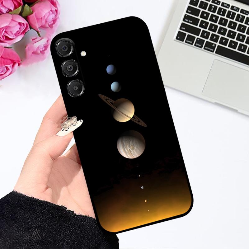 Для Samsung A16 Чехол A16 4G 5G Цветная Печать Ударопрочный Силиконовый ТПУ Чехол для Телефона Для Galaxy A15 Милый Астронавт Бампер Capa