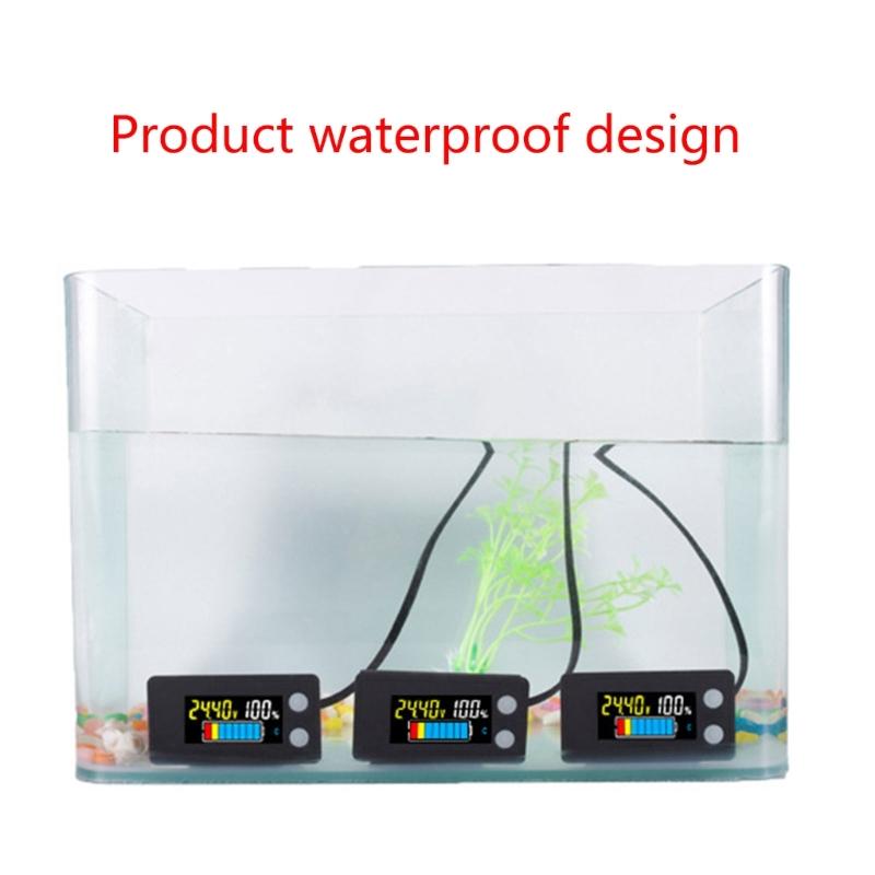 Мониторы емкости аккумулятора, Вольтметр DC7V-100V, Индикатор процента заряда аккумулятора 12в 24в 48в