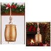 Corrosion Resistant Christams Cow Bells Handmade Christams Bell Pendant  Home Garden Decor