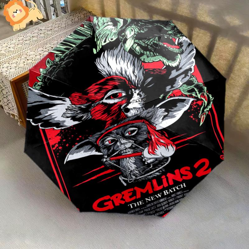 Gremlins: Chaos Helmet Folding umbrella Umbrella Portable travel Three folds Umbrella