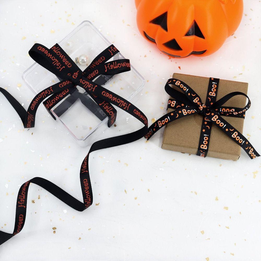 Cartoon Halloween Gift Wrap Ribbon DIY Crafts Party Favor Ribbon Scrapbooking Supplies