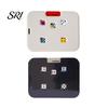 Press Button Dice Portable Card Card-Type Roller Mechanical Clicker Toy Quiet Family Night Casino Themed Party Board Game Prop Card-type