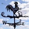 Animal Weather Vane Metal Roof Mount Animal Wind Indicator Easy Installation Weatherproof Weather Vane for Patio Sheds Yard Decor
