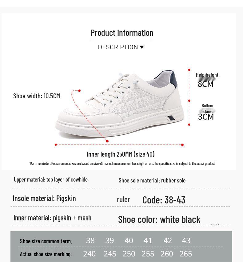 Мужские 2025 Осень Натуральная кожа Слипоны Повседневные Спортивные Кеды для Скейтборда