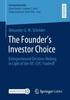 Книга The Founder's Investor Choice : Entrepreneurial Decision-Making In Light of the IVC-CVC-Tradeoff