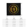 Пледы с Bitcoin Фланелевые Летние Для Кондиционера Криптовалюта Многофункциональные Супер Теплые Пледы для Дома Офиса Покрывала