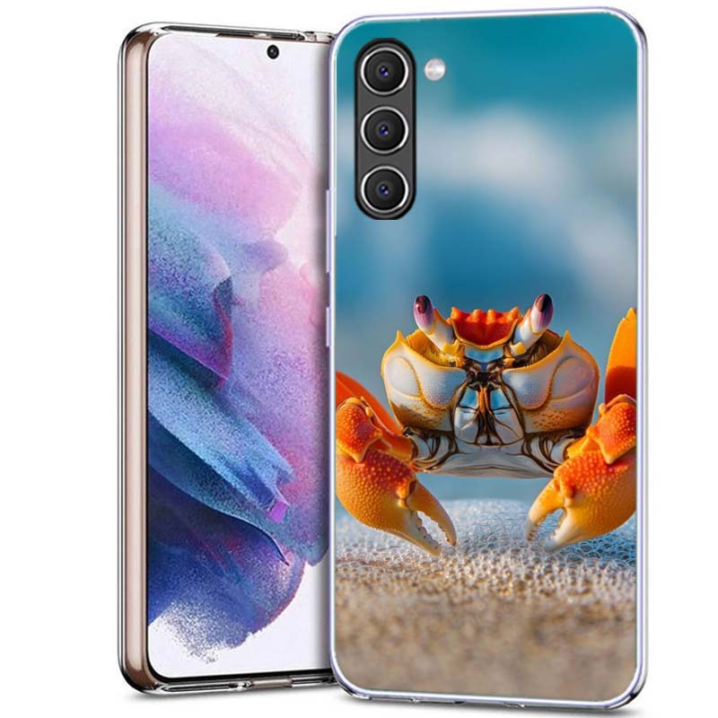 Unique Animal Crab Phone Case for Samsung A54 A14 A24 A34 A17 A37 A57 A55 A35 A25 A15 A13 A23 A33 A53 A07 A05S A04S A03 A73 Gala