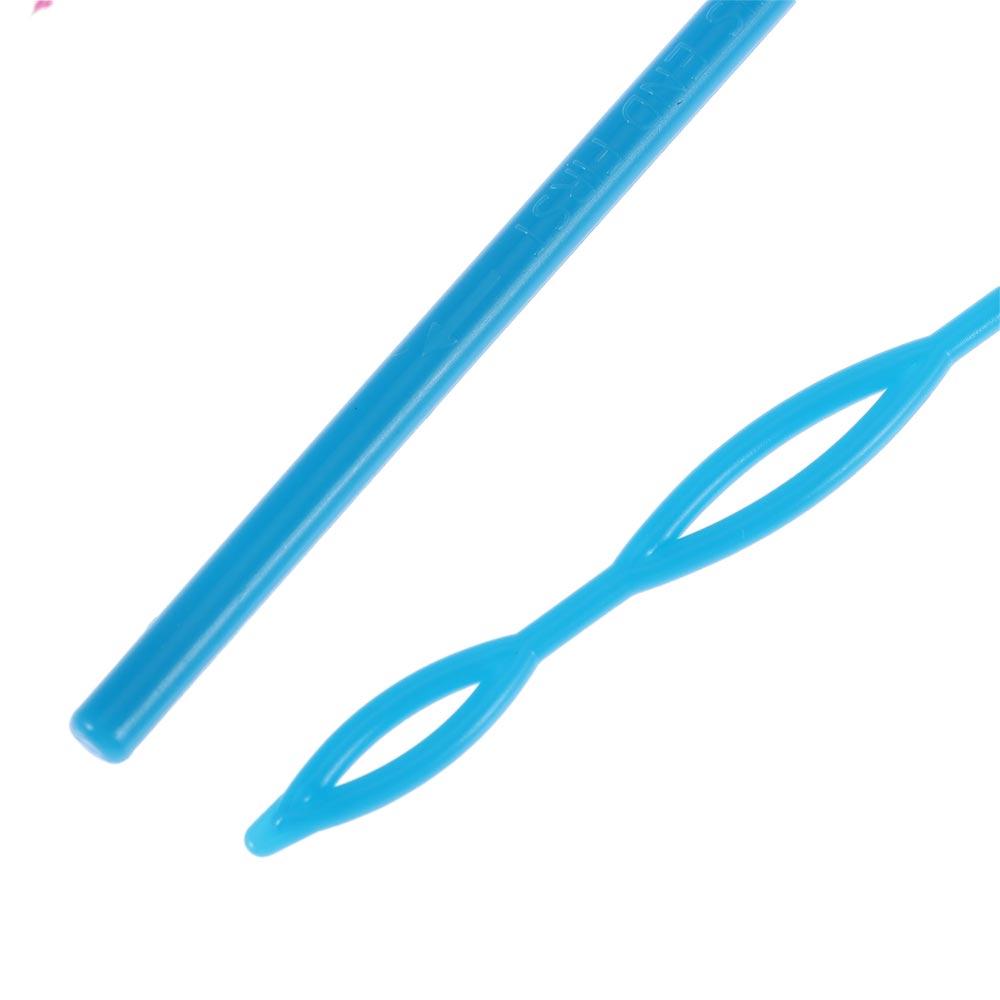 Metal Sewing Loop Kit Blue Metal Tweezers Loop Turner Tool  Flexible Drawstring Threader