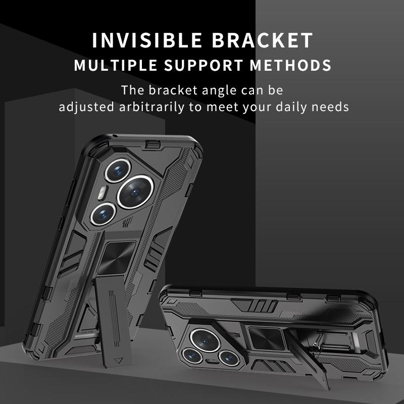Military Armor Adjustable Kickstand Protective Case for Huawei Pura 70 Ultra P70 Pro Cover Magnetic Holder Shockproof Full Cover
