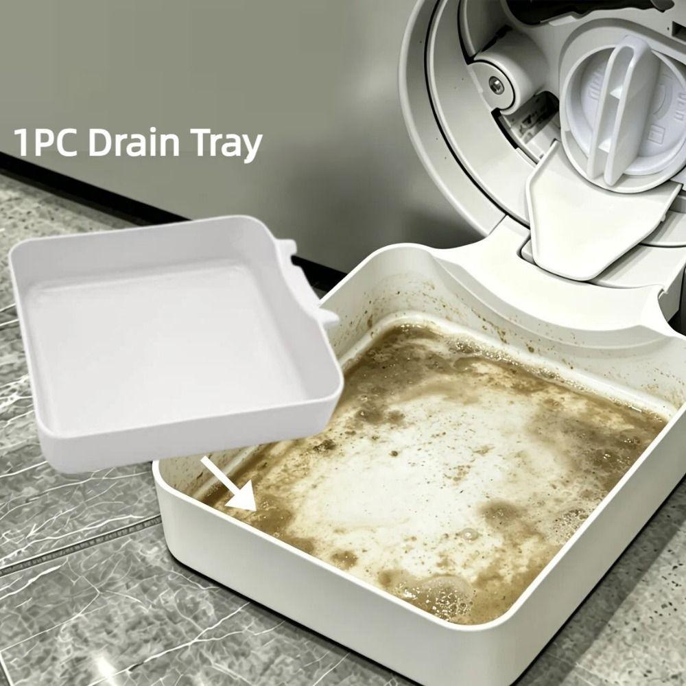 Simple Washing Machine Drain Tray Anti-Overflow Drain Pan Floor Protection