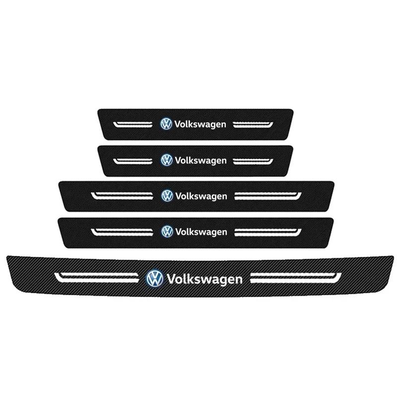 VW GTI GOLF 2026 Hot For VW VOLKSWAGEN Car Door Sill Protector Trunk Bumper Threshold Sticker for Volkswagen Passat Tiguan Golf