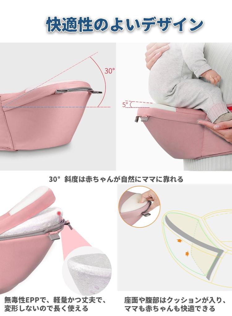 Beideli Baby Baby Hip Separable Waist Prevents For Going Fronting Piggyback Side Carrying Carrier, 4-Way Carrier, Seat, Carry, Multifunction,