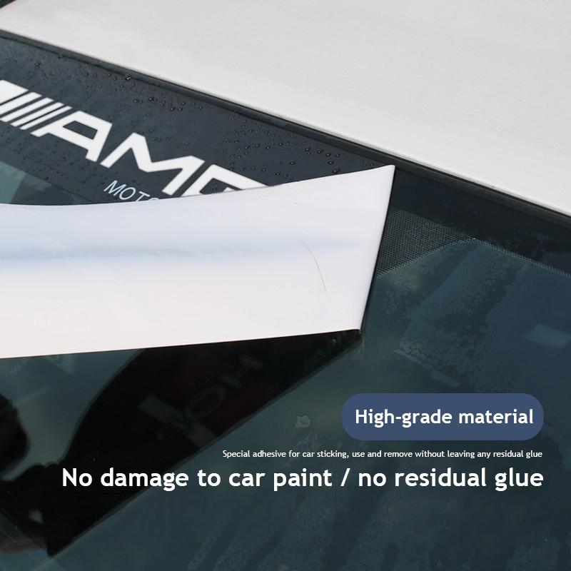 NRZV5 1Pcs Car Windshield Sticker Auto Decoration Decal For Mercedes Benz AMG W203 W205 W206 W211 W220 W212 W201 W210 W108 W168 W176