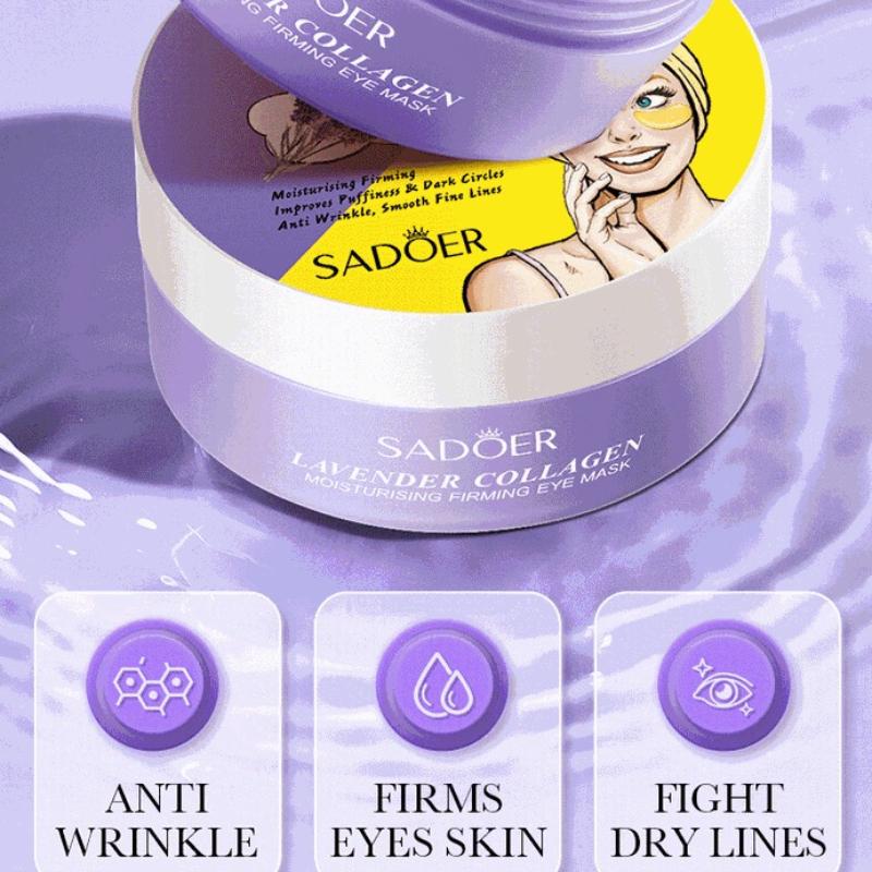 Маска для глаз с коллагеном и лавандой 80 г SADOER Firming Moisturizing Eye Mask Patch