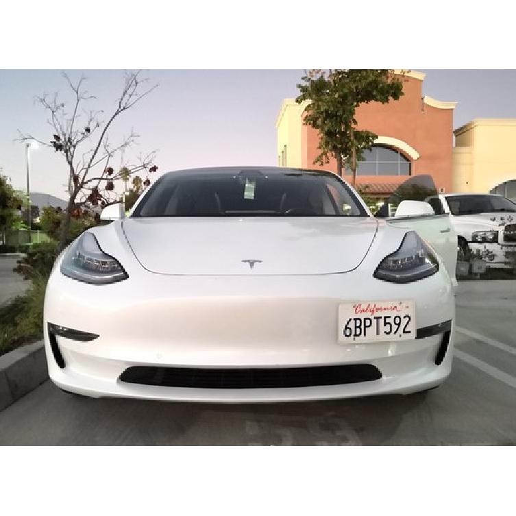 Bumper Tow Hook License Plate Bracket Mount Holder For 2017-up Tesla Model 3