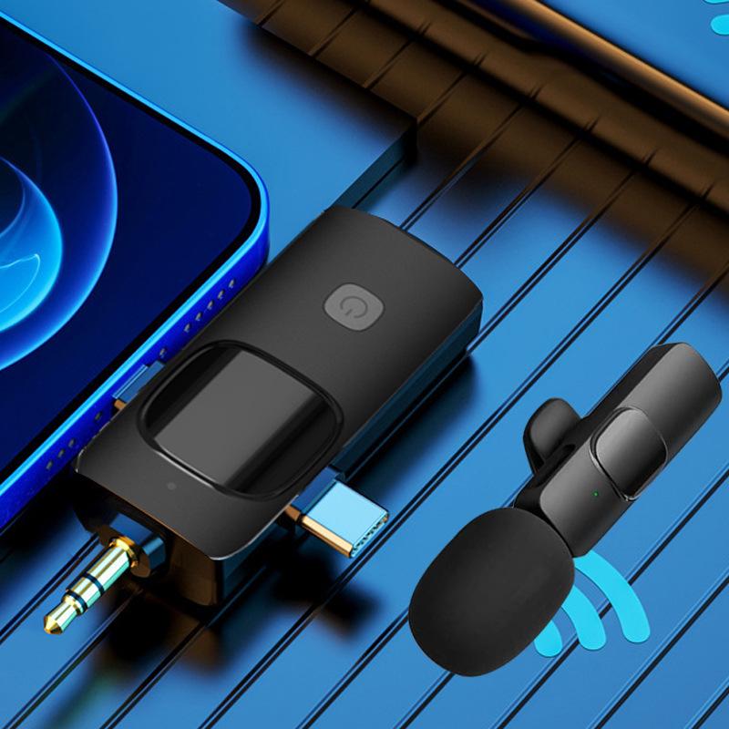 Самый продаваемый беспроводной петличный микрофон K1 Mini: Чистый звук и шумоподавление для видеозаписи