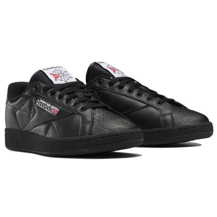 Reebok Черные кроссовки унисекс Club C 85 Grounds Vector-Red GY8788